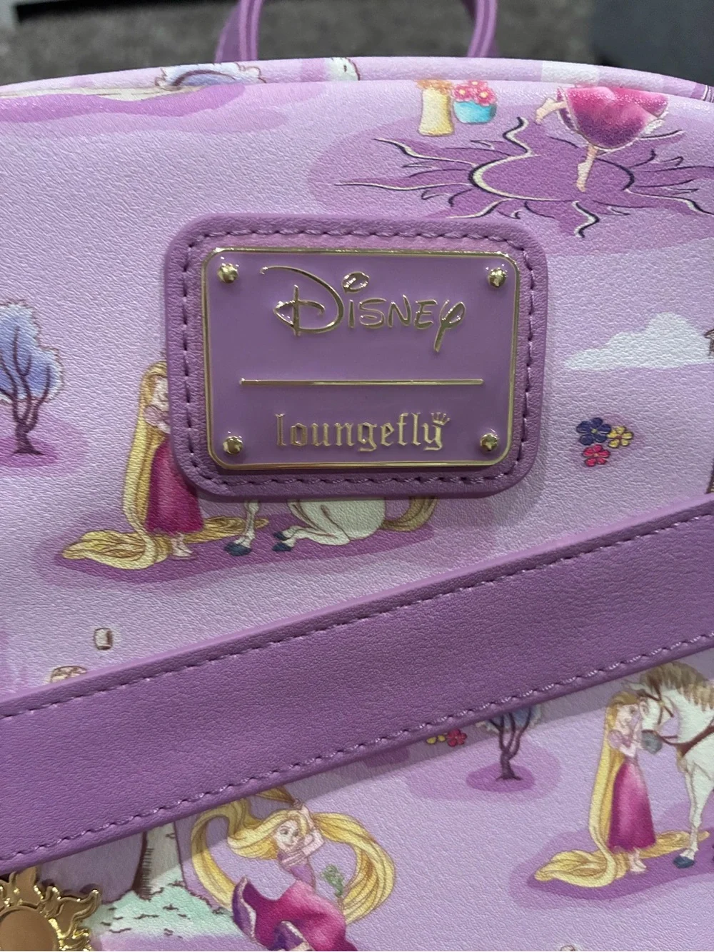 Loungefly Tangled Backpack and Card Holder